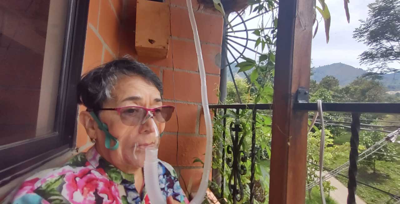 inhalar aire de colmena